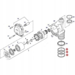 Pavarų dėžės sandariklis vario fendt ml160 ml240