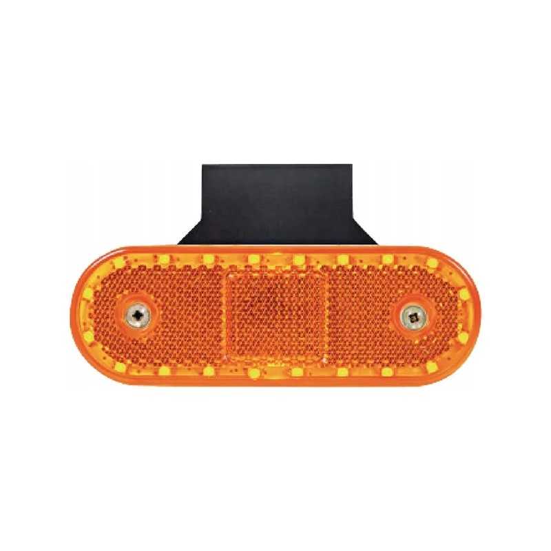 Stačiakampė LED markerinė lempa 12 24v su laidu