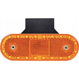 Stačiakampė LED markerinė lempa 12 24v su laidu