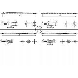 Krautuvas tiesi žvaigždė 36x815mm m22x1 5