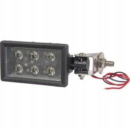 Halogeninė darbo lempa 6 LED 30W 2400lm stačiakampė