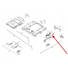 F931502030430 sėdynės reguliavimo svirtis