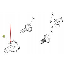 7700060353 išėjimo veleno dangtis