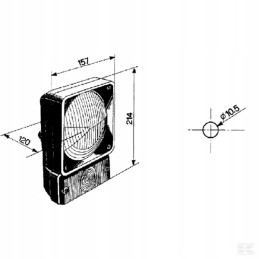 Priekiniai žibintai su indikatoriumi, dešinė 05439000