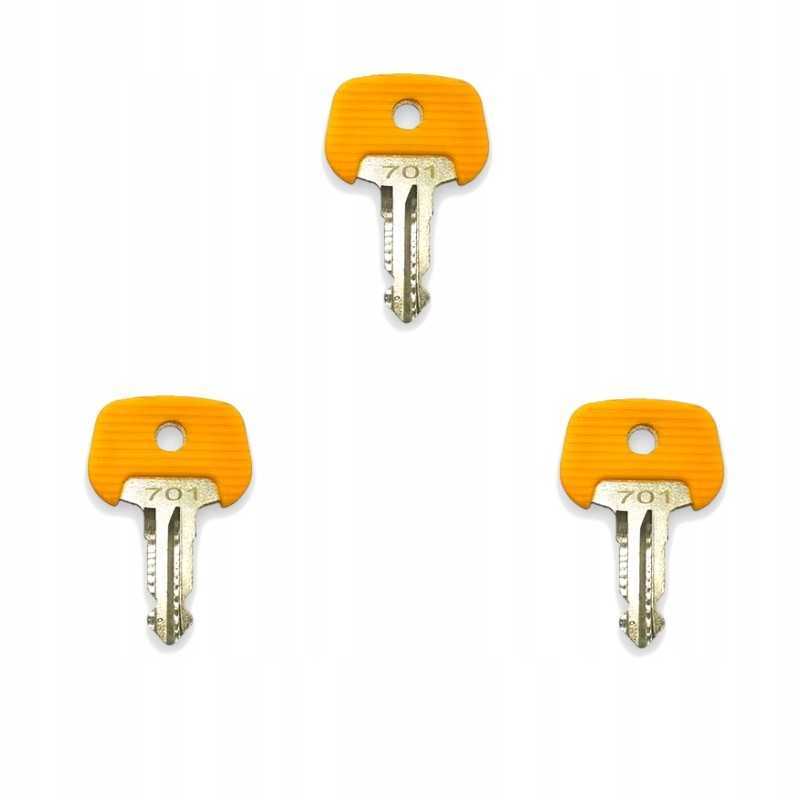 3x rakto užvedimo raktelis Jungheinrich Linde K701 sunkvežimio uždegimo durims