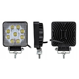 Halogeninė LED darbo lempa 27w 12v 24v 9 led 2 vnt