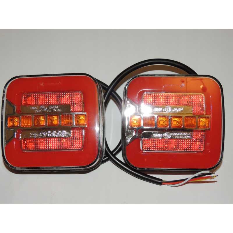 LED priekabos galinis žibintas, rinkinyje 2 vnt