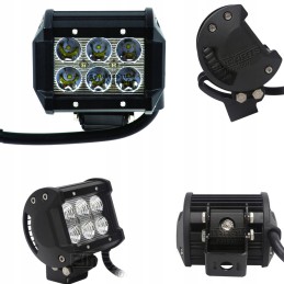 LED halogeninė darbo lempa 18w kvadratinė Cree 60