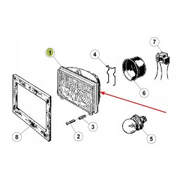 7700692117 priekinis žibintas