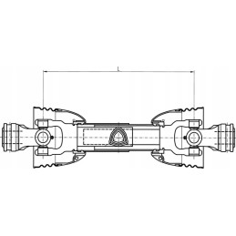 Kardaninis velenas t50 l 1210 mm sankaba su kaiščiu s
