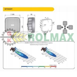 LED darbo lempa CRK2B 54200 1600lm Wesem