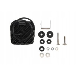 LED darbo lempa 105x105 1600lm 12 24v juoda