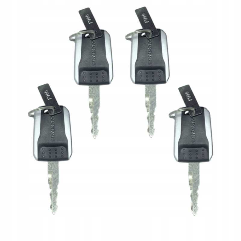 4x raktas uždegimo raktas durų uždegimas doosan daewoo develon f900 oem