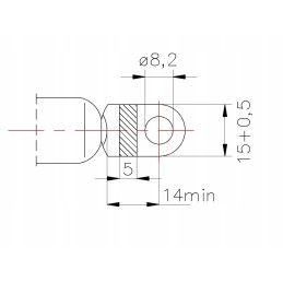 Priekinio lango pavara massey ferguson 356mm 250n
