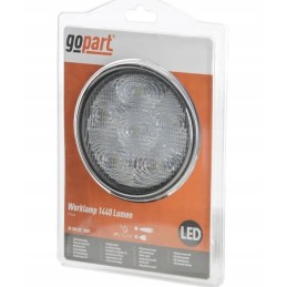 Apvali LED darbinė lempa 1440lm, išsklaidyta šviesa