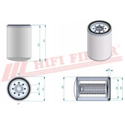 Hifi filtras t 600 variklio alyvos filtras