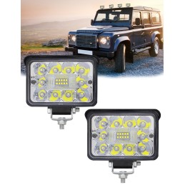 2 x halogeninių LED darbo lempų rinkinys 60w 12 24v