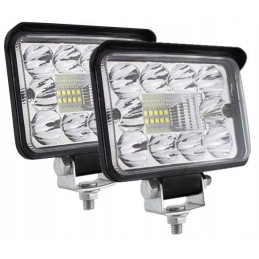 2 x halogeninių LED darbo lempų rinkinys 60w 12 24v