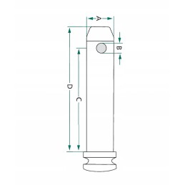 Kaištis fi32 125mm 3 kat