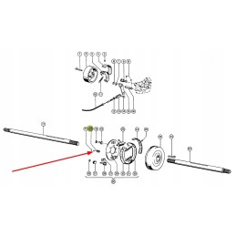 685189 0 būgninio stabdžio spyruoklė
