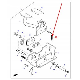 La323025850 stovėjimo stabdžio spyruoklė