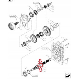 Sandariklis 10x22x7 5mm New Holland Case 5198197