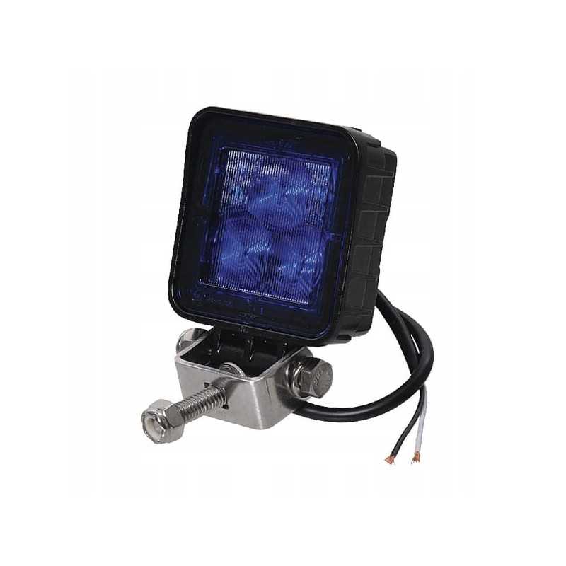 LED darbo lempa 8w 600lm mėlyna paleidimo lemputė