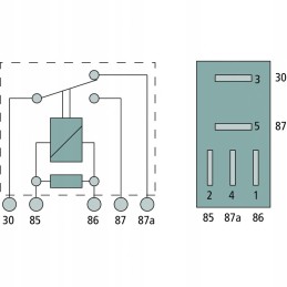 Relė 12v 10 20 a john deere 12052