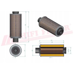 Hidraulinės alyvos filtras hifi filtras sh 60119