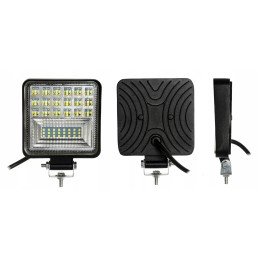 Halogeninė LED darbo lempa 12 24v 126w juodas rėmelis