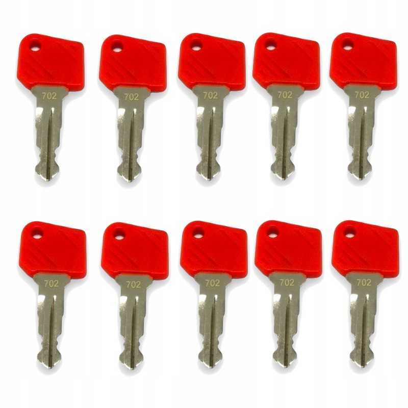 10x rakto užvedimo raktelis Jungheinrich Linde K702 sunkvežimio uždegimo durims