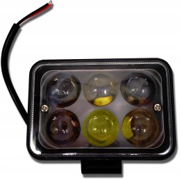 Stačiakampis LED darbo lempos žibintas 10 80v 6w