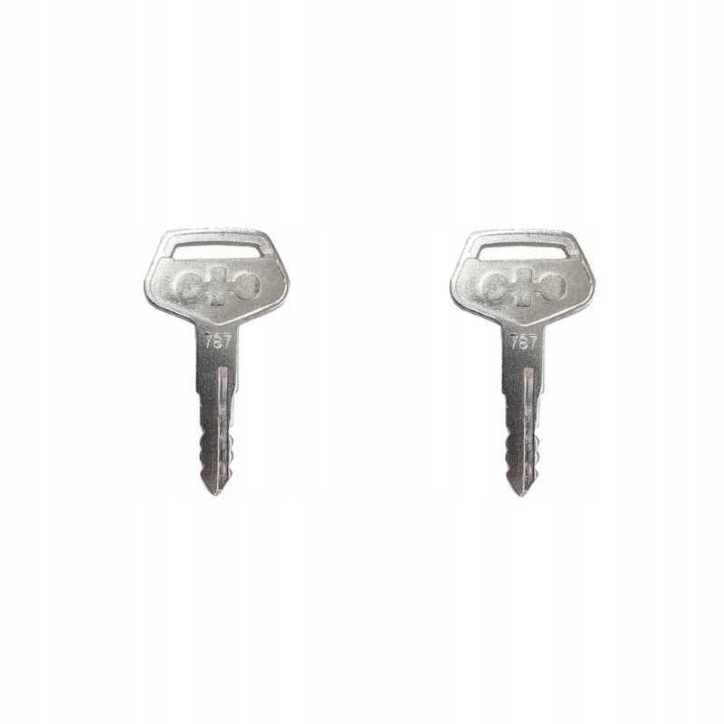 2x raktas uždegimo durelės užvedimo raktelis komatsu 787 tr 261434 0001