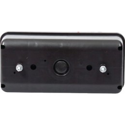 Stačiakampis kombinuotas galinis žibintas 12 24v oranžinis