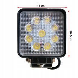 Led 9 led halogeninis prožektorius darbo lempa 12v 24v