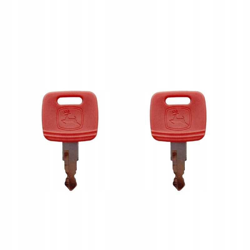 2x raktas uždegimo durelės uždegimo raktelis jd john deere re183935