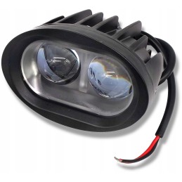 2x mėlynos spalvos LED darbo lempos šakių purkštuvas