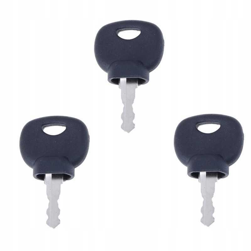 3x Manitou mašinos 184818 durų uždegimo jungiklio raktas