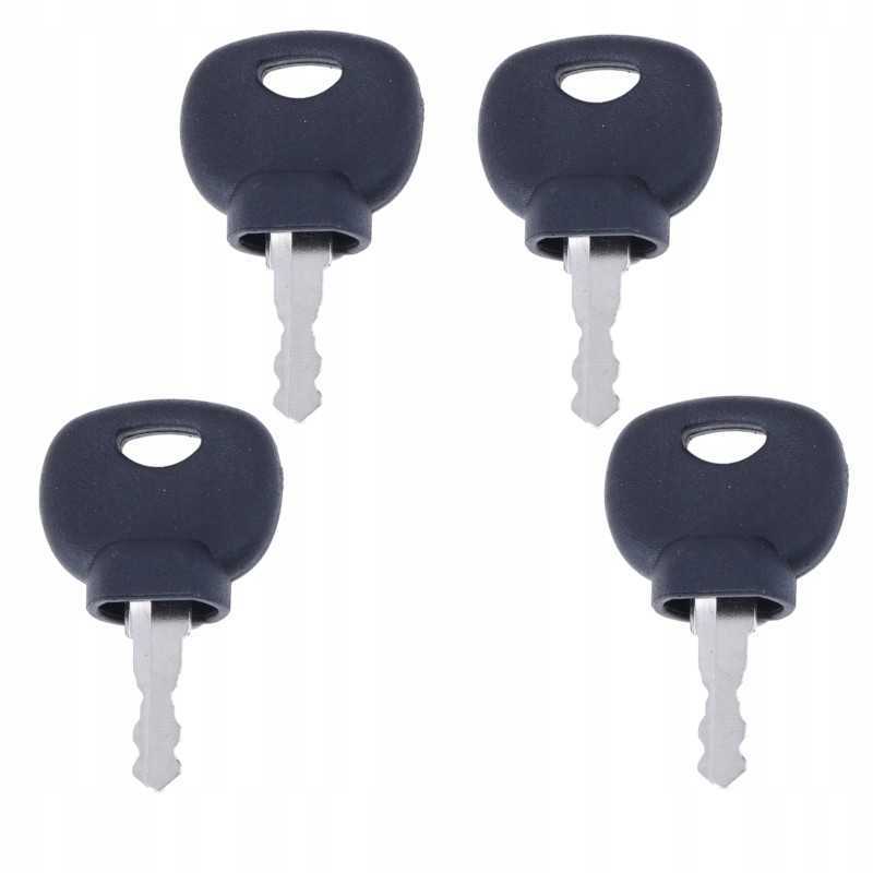 4x Manitou mašinos 184818 durų uždegimo jungiklio raktas