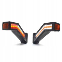 Kairysis gabaritinis žibintas traktoriams ir mašinoms