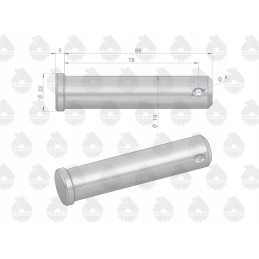Centrinės jungties kaištis 893561m1 mf3 mf4 orig