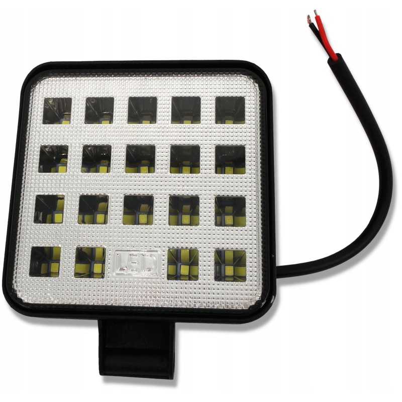 Atšvaitas LED darbo lempa kvadratas 12 36v 19w