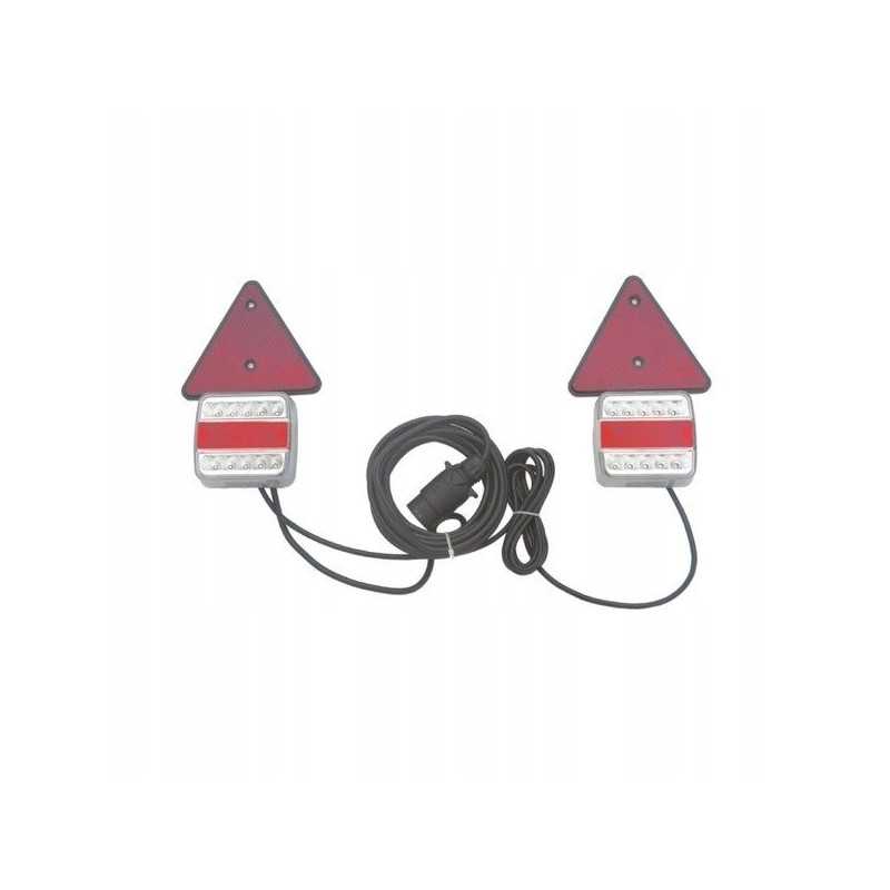 LED galinis žibintas 5 funkcijos b cz 12 24v 2 vnt