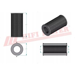Hidraulinės alyvos filtras hifi filtras sh 60131