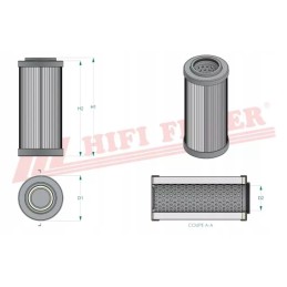 Hidraulinės alyvos filtras hifi filtras sh 75212 v