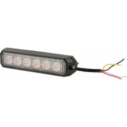 LED įspėjamoji lemputė 18w 12 24v oranžinė priekinė