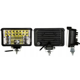 Halogeninė LED darbo lempa 108w 12v 24v 36led e9