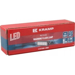 LED įspėjamoji lemputė 12w 12 24v oranžinė priekinė