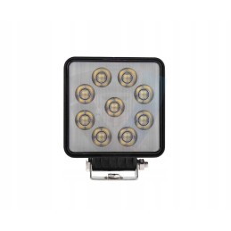 Kvadratinė darbinė lempa juoda offroad 3600lm tt