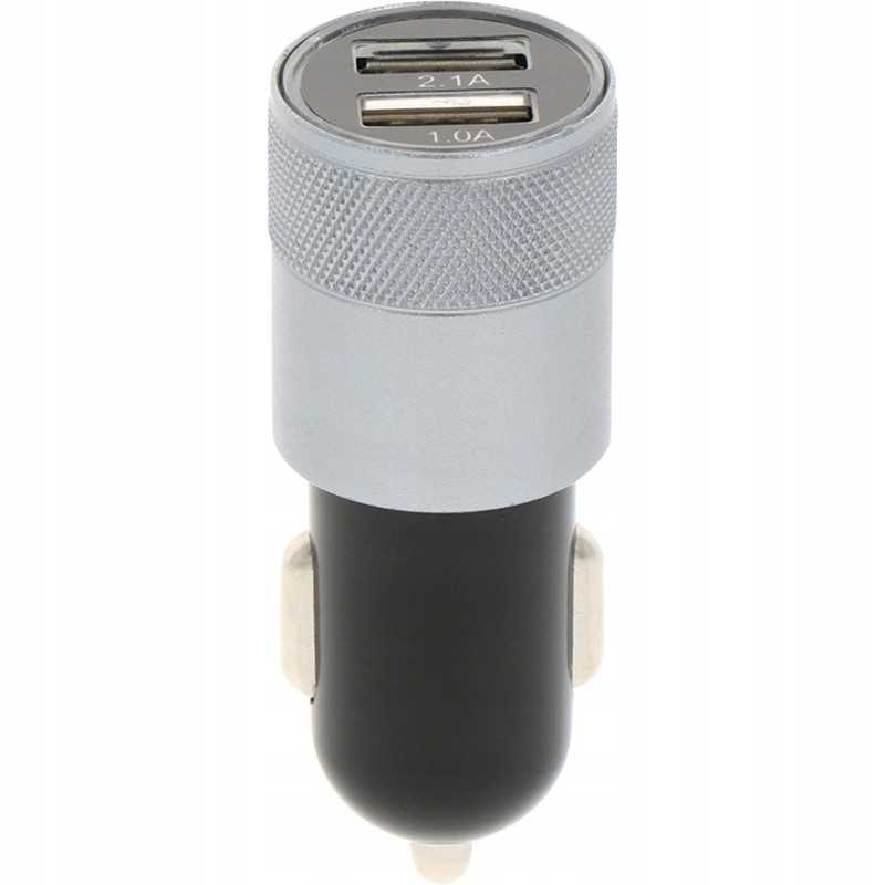 Cigarečių degiklio lizdo kištukas 2xUSB 2 1 1 a 12v